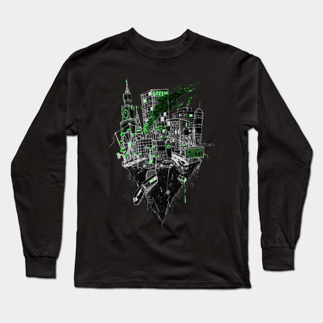 A Greener City Long Sleeve T-Shirt by Gerty